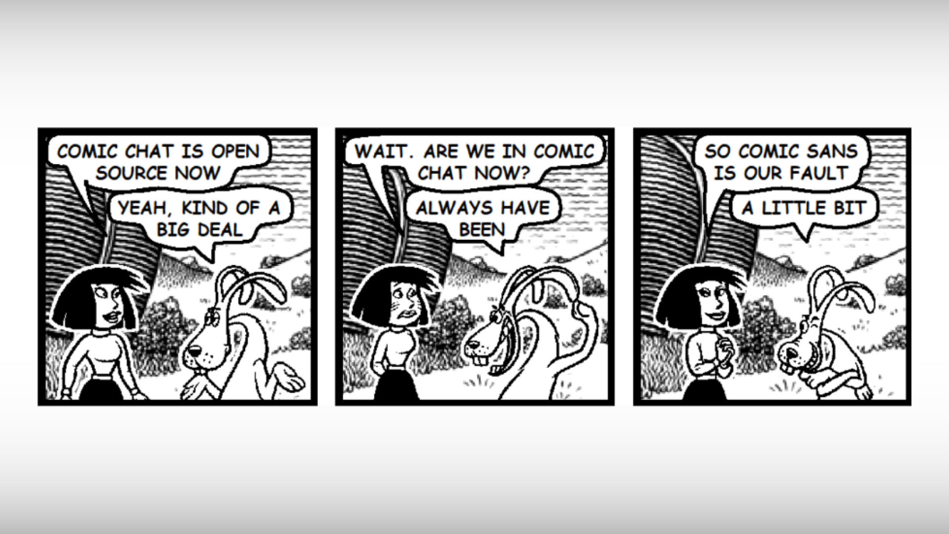 [심층분석] 코믹산스를 세상에 데뷔시킨 전설의 채팅 앱, Microsoft Comic Chat이 30년 만에 오픈소스로 풀렸어요