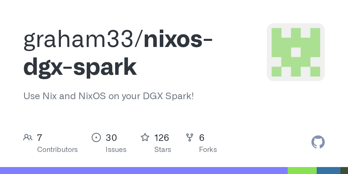 NVIDIA의 미니 AI 슈퍼컴퓨터 DGX Spark에 NixOS를 올린 사람이 나타났어요